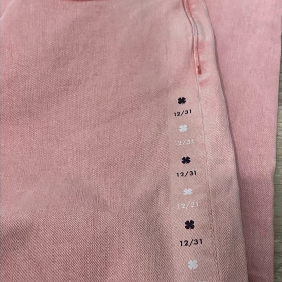 LUCKY Brand 90’s Loose High Rise Cropped Pink Button Fly - Picture 6 of 13